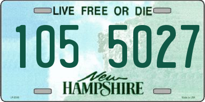 NH license plate 1055027