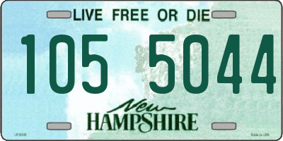 NH license plate 1055044