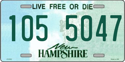 NH license plate 1055047