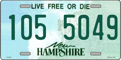 NH license plate 1055049