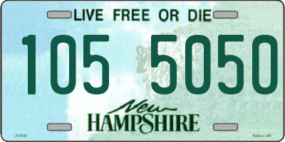 NH license plate 1055050