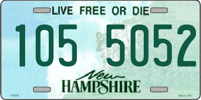 NH license plate 1055052