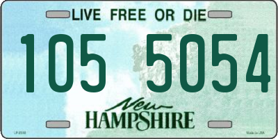 NH license plate 1055054
