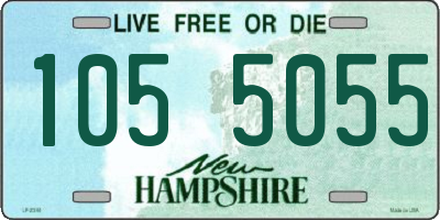 NH license plate 1055055