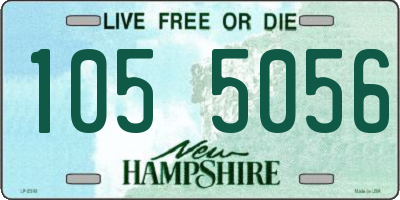 NH license plate 1055056