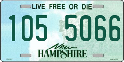 NH license plate 1055066