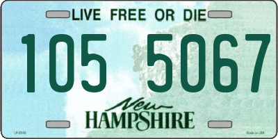 NH license plate 1055067