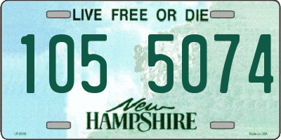 NH license plate 1055074