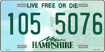 NH license plate 1055076