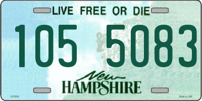 NH license plate 1055083