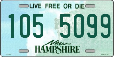NH license plate 1055099