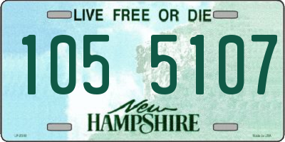 NH license plate 1055107