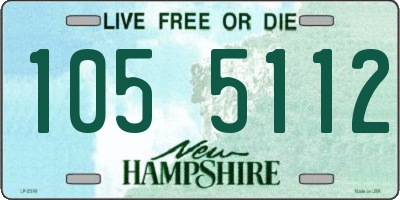 NH license plate 1055112