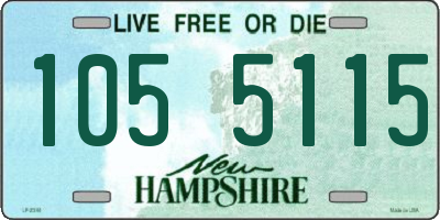 NH license plate 1055115