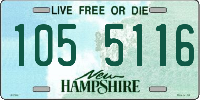 NH license plate 1055116
