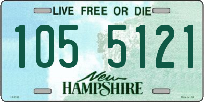 NH license plate 1055121