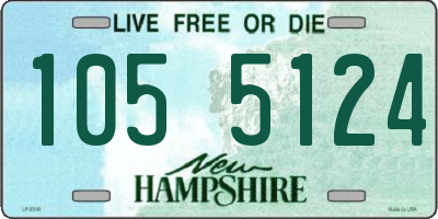 NH license plate 1055124