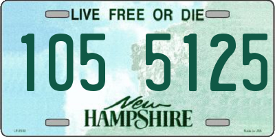 NH license plate 1055125