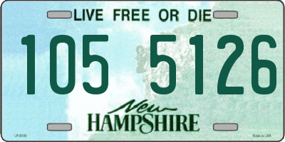 NH license plate 1055126