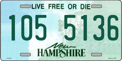NH license plate 1055136