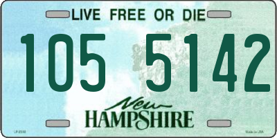 NH license plate 1055142