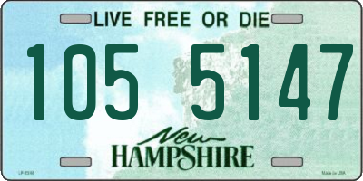 NH license plate 1055147