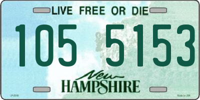 NH license plate 1055153