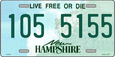 NH license plate 1055155