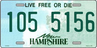 NH license plate 1055156