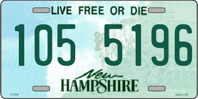 NH license plate 1055196