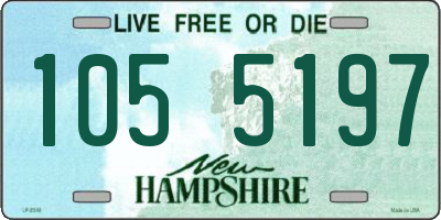 NH license plate 1055197