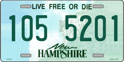 NH license plate 1055201
