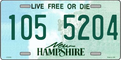 NH license plate 1055204