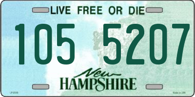 NH license plate 1055207