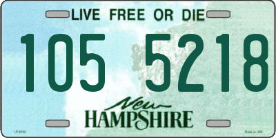 NH license plate 1055218