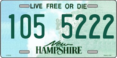 NH license plate 1055222