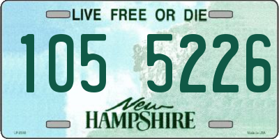 NH license plate 1055226