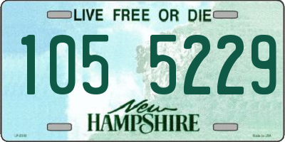 NH license plate 1055229