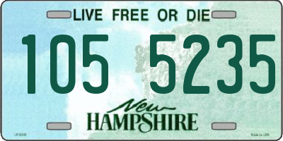 NH license plate 1055235