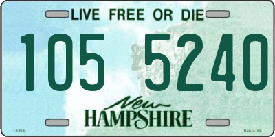 NH license plate 1055240
