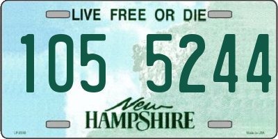 NH license plate 1055244