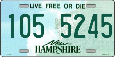 NH license plate 1055245