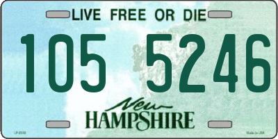 NH license plate 1055246