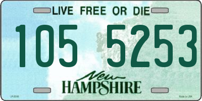NH license plate 1055253