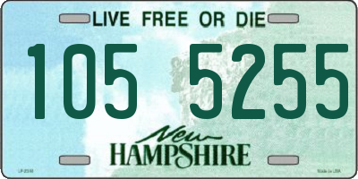 NH license plate 1055255