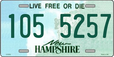 NH license plate 1055257
