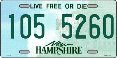 NH license plate 1055260