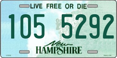 NH license plate 1055292
