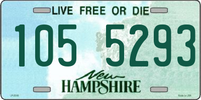 NH license plate 1055293