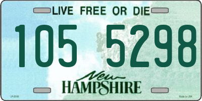 NH license plate 1055298